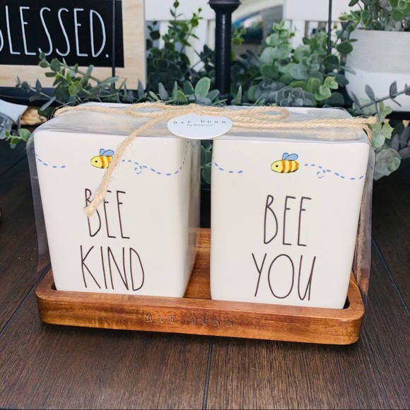 Rae Dunn Other - 🎉HP💗RAE DUNN BEE KIND+BEE YOU Organizer Holders